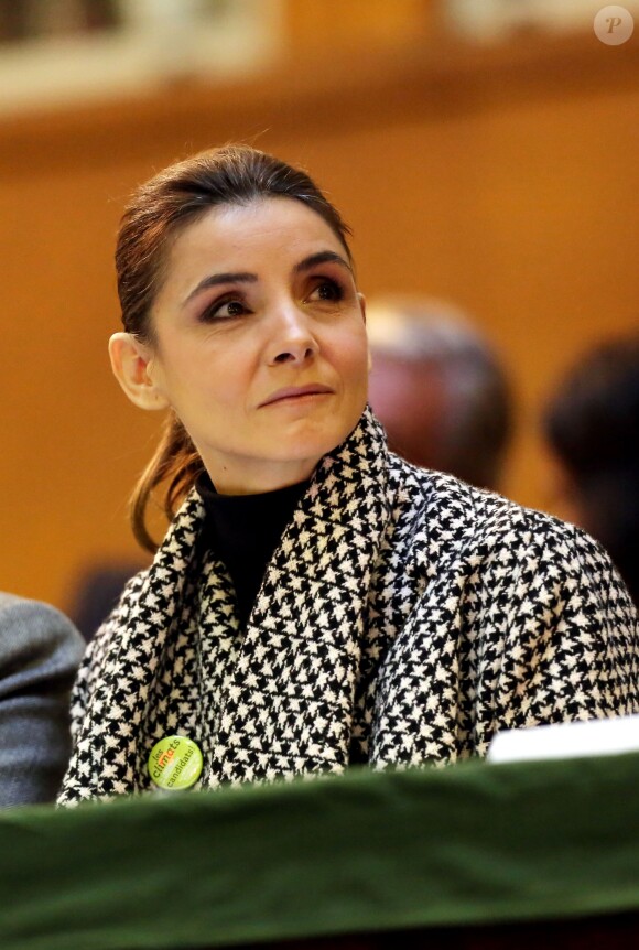 Clotilde Courau lors de la vente aux enchères des vins des Hospices de Beaune qu'elle présidait à Beaune le 17 Novembre 2013.