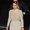 Kim Kardashian, de sortie dans le quartier de l'Upper East Side, s'est rendue au Queen Sofia Spanish Institute pour le vernissage de l'exposition Alta Moda par le photographe Mario Testino. New York, le 18 novembre 2013.