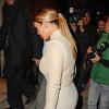 Kim Kardashian, de sortie dans le quartier de l'Upper East Side, s'est rendue au Queen Sofia Spanish Institute pour le vernissage de l'exposition Alta Moda par le photographe Mario Testino. New York, le 18 novembre 2013.