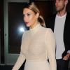 Kim Kardashian s'est rendue avec sa demi-soeur Kendall Jenner au Queen Sofia Spanish Institute dans le quartier de l'Upper East Side, pour le vernissage de l'exposition Alta Moda par Mario Testino. New York, le 18 novembre 2013.