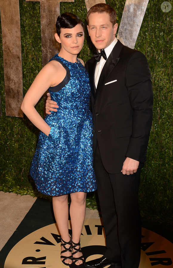Ginnifer Goodwin et Joshua Dallas lors de la soirée Vanity Fair post-cérémonie des Oscars le 24 février 2013