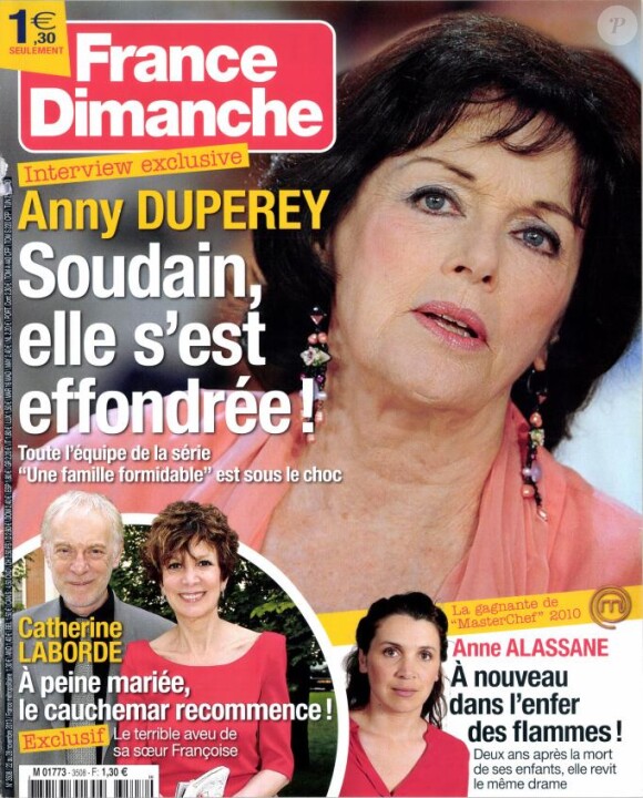 Magazine France Dimanche du 22 novembre 2013.