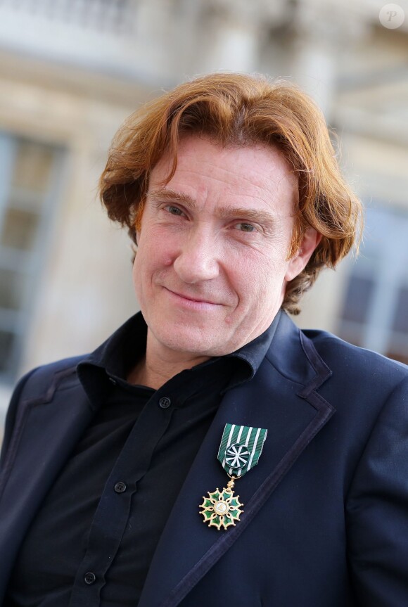 Thierry Frémont. A Paris le 17 avril 2013.  L'acteur a été décoré de la médaille d'Officier de l'Ordre des Arts et des Lettres.