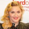 Madonna à l'ouverture du club de gym "Hard Candy Fitness" à Berlin, le 17 octobre 2013.