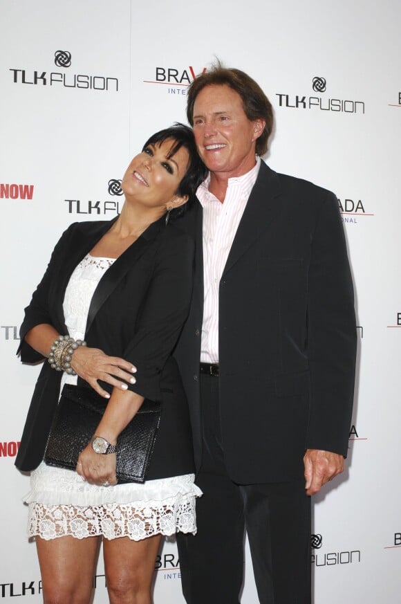Kris Jenner et Bruce Jenner à Los Angeles, le 7 avril 2010.