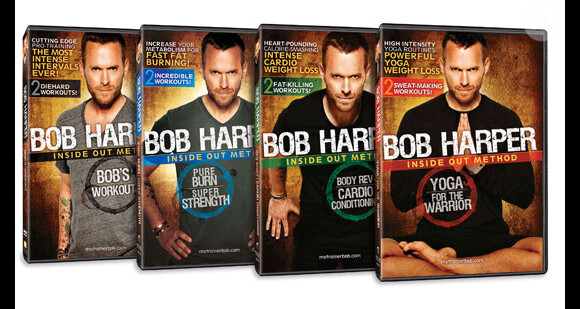 Collection de DVD de fitness de Bob Harper.