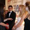 Kate Middleton rencontre Jess Leyden au gala de charité annuel SportsBall à Londres, le 28 novembre 2013.