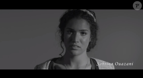Sabrina Ouazani dans le teaser du clip "Unisson nos voix".