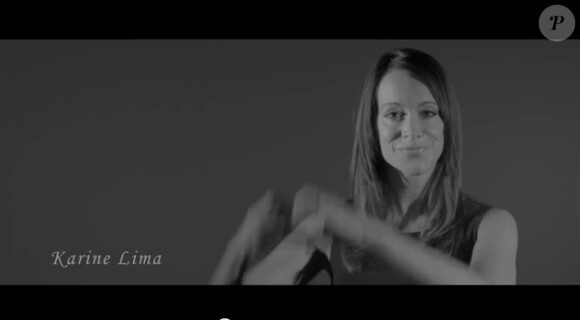 Karine Lima dans le teaser du clip "Unisson nos voix".
