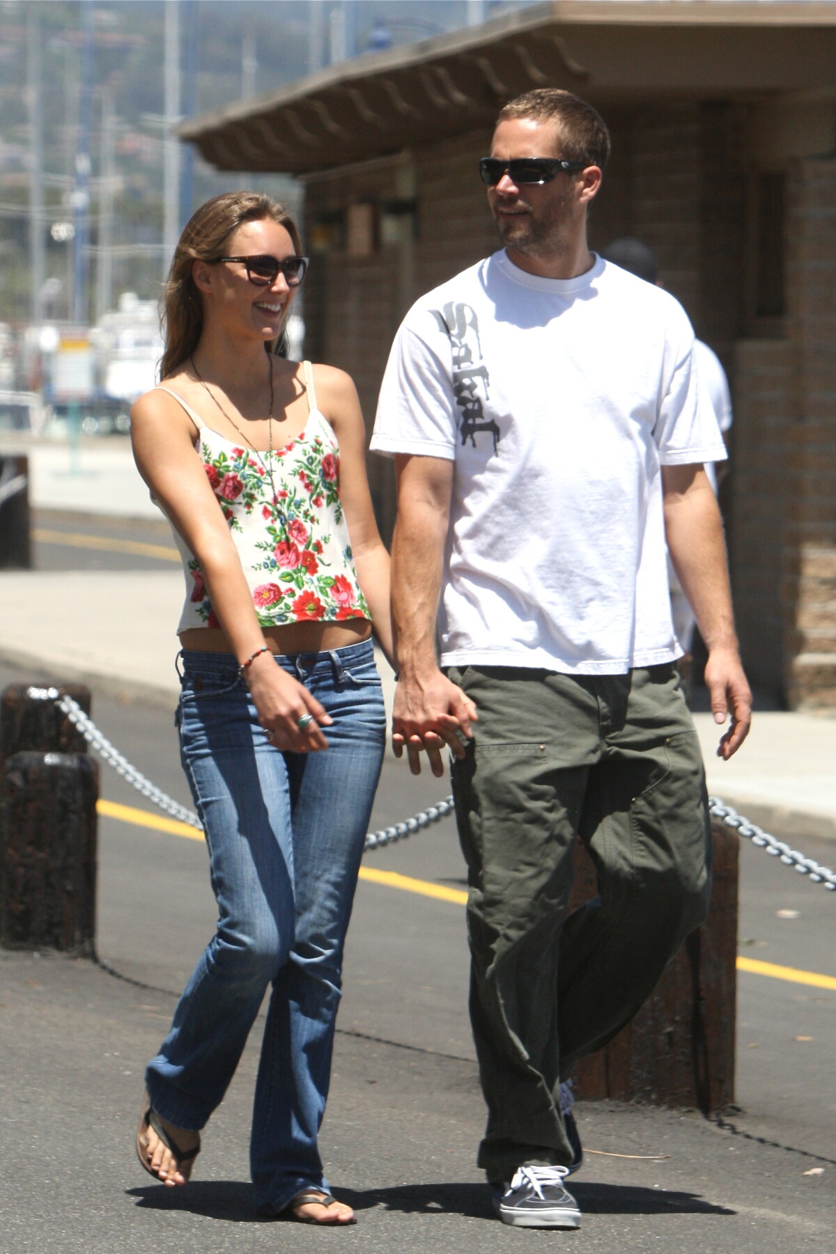 Photo Exclusif Paul Walker et sa compagne Jasmine Pilchard Gosnell