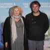 Yolande Moreau avec Pippo Delbono à la première du film Henri à Paris le 3 decembre 2013.