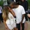 Kim Kardashian et Kanye West à Miami, le 29 novembre 2013.