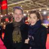 Antoine de Caunes et Daphné Roulier lors du Grand Prix Gucci au dernier jour du Gucci Paris Masters à Villepinte le 8 décembre 2013
