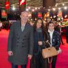 Franck Leboeuf en famille lors du Grand Prix Gucci au dernier jour du Gucci Paris Masters à Villepinte le 8 décembre 2013