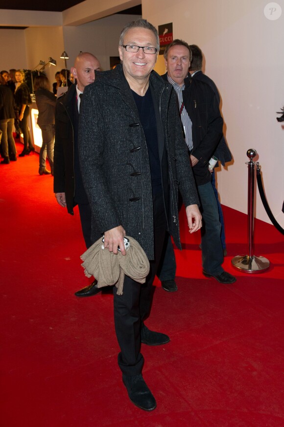 Laurent Ruquier lors du Grand Prix Gucci au dernier jour du Gucci Paris Masters à Villepinte le 8 décembre 2013