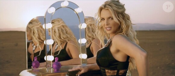 Britney Spears sur le tournage de son vidéo clip Work Bitch, en septembre 2013.