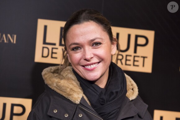 Sandrine Quétier à la première mondiale du film Le Loup de Wall Street à Paris le 9 décembre 2013.