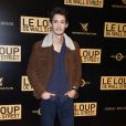 Pierre Niney à la première mondiale du film Le Loup de Wall Street à Paris le 9 décembre 2013.