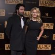 Virginie Efira et son compagnon Mabrouk El Mechri à la première mondiale du film Le Loup de Wall Street à Paris le 9 décembre 2013.