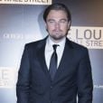 Leonardo DiCaprio lors de l'after-party du film Le loup de Wall Street au Palais Brongniart à Paris, le 9 décembre 2013.