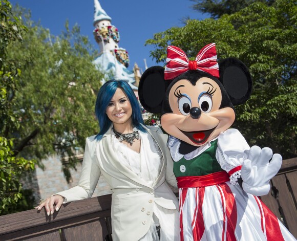 Demi Lovato à Disneyland, le 9 novembre 2013.
