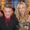 Salvatore Adamo et sa fille Amélie en novembre 2010