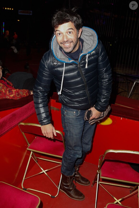 Stéphane Plaza à l'opération "Tous en fête" au Cirque Pinder à Paris, le 11 decembre 2013.