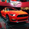 La nouvelle Ford Mustang 2015, dévoilée à Barcelone le 5 décembre lors de l'événement Go Further mené en simultané dans les villes de Dearborn, New York, Los Angeles, Barcelone, Shanghai et Sydney.