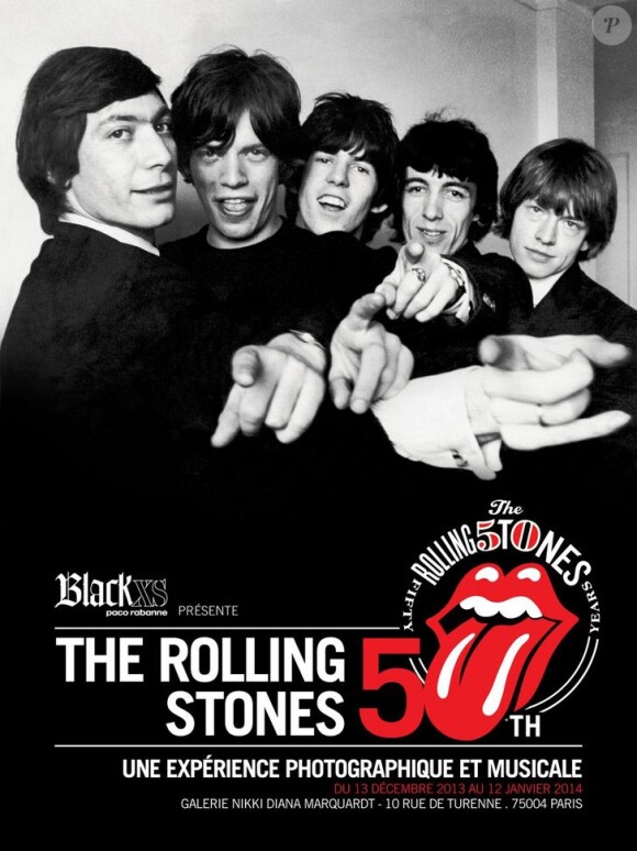 L'exposition "The Rolling Stones 50th – Une expérience photographique et musicale" est présentée jusqu'au 12 janvier à la sublime galerie Nikki Diana Marquardt, place des Vosges à Paris.
