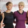 Robin Wright et Ellen Barkin - 33e Muse Awards organisés par l'association New York Women in Film & Television, à l'hôtel Hilton de New York le 12 décembre 2013.
