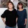 Jane Birkin et Kate Barry à Dinard, le 12 décembre 2013.