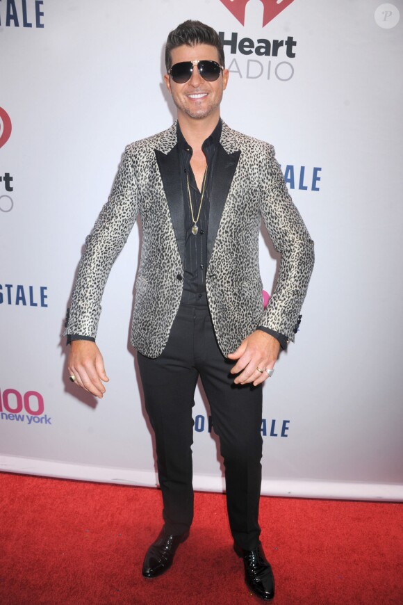 Robin Thicke lors du concert annuel Jingle Ball de iHeartRadio, le 13 décembre 2013 au Madison Square Garden.