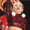Miley Cyrus sur la scène du Jingle Ball d'iHeartRadio, le 13 décembre 2013 au Madison Square Garden de New York.