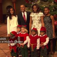 Barack et Michelle Obama : Noël avec leurs filles et de craquants lutins