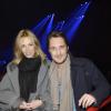 Exclusif - Vincent Cerutti et sa compagne Lavinia au concert de Céline Dion au POPB de Paris, le 5 décembre 2013.