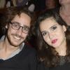 Exclusif - Thomas Hollande et Joyce Jonathan au concert de Céline Dion au POPB de Paris, le 29 novembre 2013.