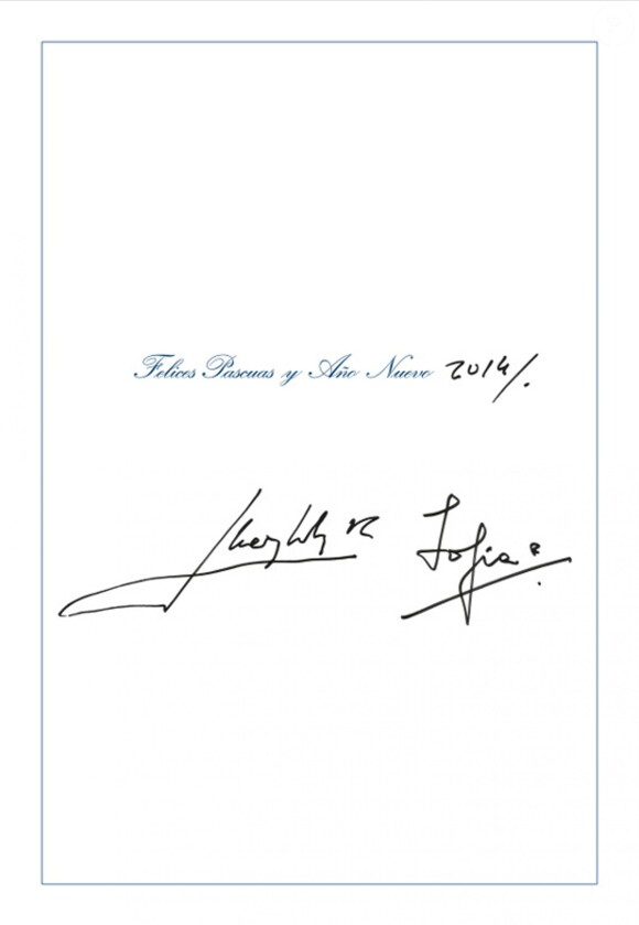 Voeux du roi Juan Carlos Ier d'Espagne et de la reine Sofia, le 16 décembre 2013.