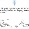 Message de voeux du prince Felipe et de la princesse Letizia en décembre 2010
