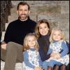 Carte de voeux du prince Felipe et de la princesse Letizia en famille en décembre 2009