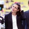 Charlotte Casiraghi au 20e match des 'World Stars Football Match' à Monaco le 21 mai 2013. La belle du Rocher détourne l'attention en misant sur une blouse plissée et ample. La compagne de Gad Elmaleh a accouché le 17 décembre d'un petit garçon.