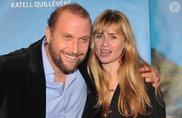 François Damiens et Katell Quillévéré lors de la première du film Suzanne au cinema Max Linder à Paris, le 17 décembre 2013.