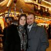 Alexandre Brasseur et sa femme à la soirée d'inauguration de "Jours de Fêtes" au Grand Palais à Paris, le 19 décembre 2013