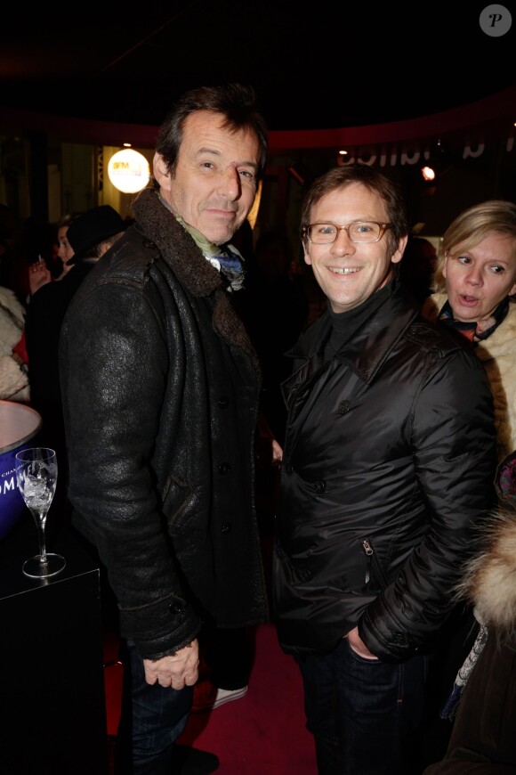 Jean-Luc Reichmann et Laurent Romejko à la soirée d'inauguration de "Jours de Fêtes" au Grand Palais à Paris, le 19 décembre 2013