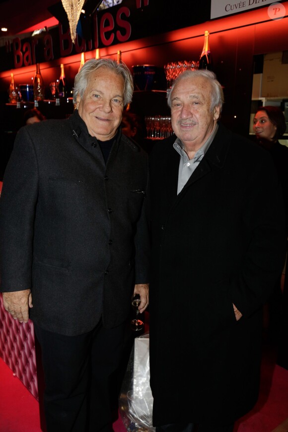 Massimo Gargia et Marcel Campion à la soirée d'inauguration de "Jours de Fêtes" au Grand Palais à Paris, le 19 décembre 2013