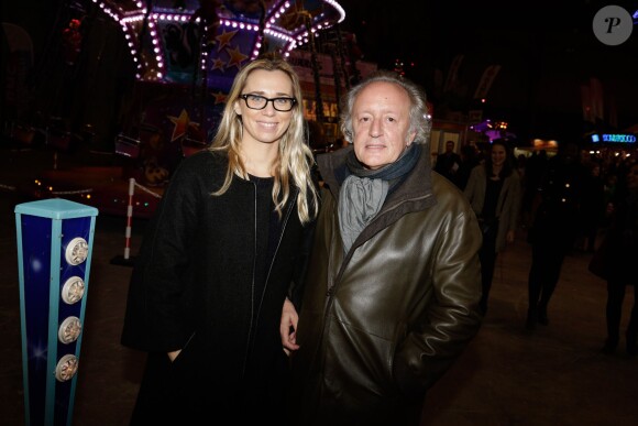 Didier Barbelivien et son épouse Laure à la soirée d'inauguration de "Jours de Fêtes" au Grand Palais à Paris, le 19 décembre 2013