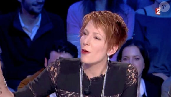 Natacha Polony dans On n'est pas couché sur France 2, le samedi 21 décembre 2013.