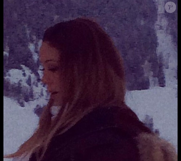 Mariah Carey en vacances à Aspen, le 23 décembre 2013.