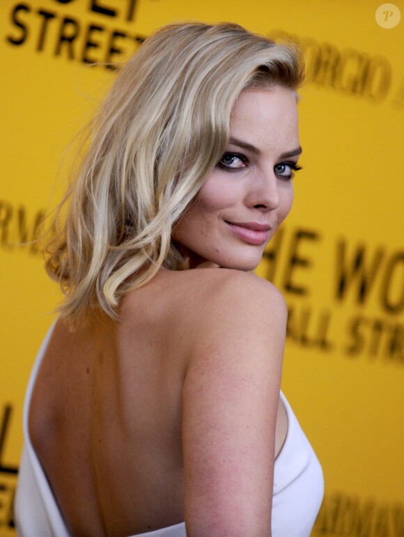 Margot Robbie à la première du film Le Loup de Wall Street à New York, le 17 décembre 2013.