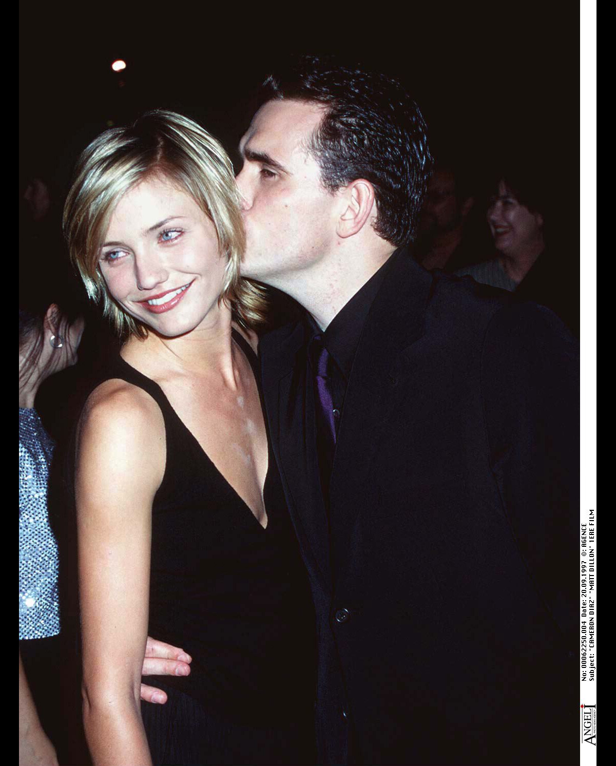 Photo Cameron Diaz et Matt Deillon le 20 septembre 1997. Purepeople