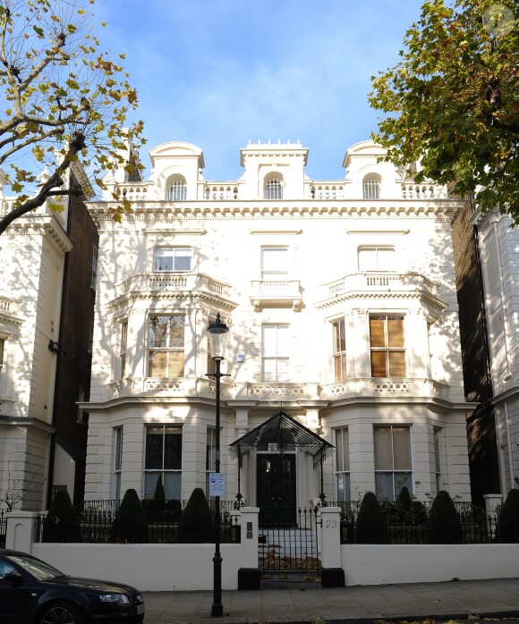 Victoria et David Beckham seraient les nouveaux propriétaires de cette maison à Londres pour 48 millions d'euros. Photo du 26 novembre 2013.
